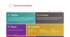 Desktop Screenshot of interactie-academie.be